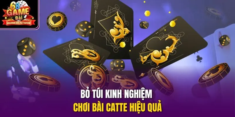 Bỏ túi kinh nghiệm chơi bài catte hiệu quả
